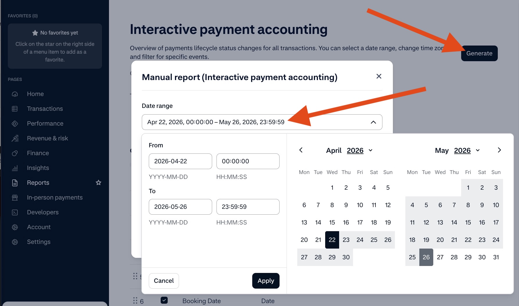Pulling Adyen Interactive Payment Accounting report - Step 4